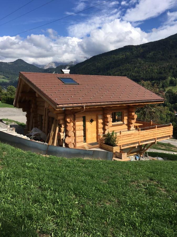 Chalet Anzac Chalet 5 Etoiles En Rondins Tout Neuf Unique Dans Les Aravis Les Villards-sur-Thônes Exterior foto