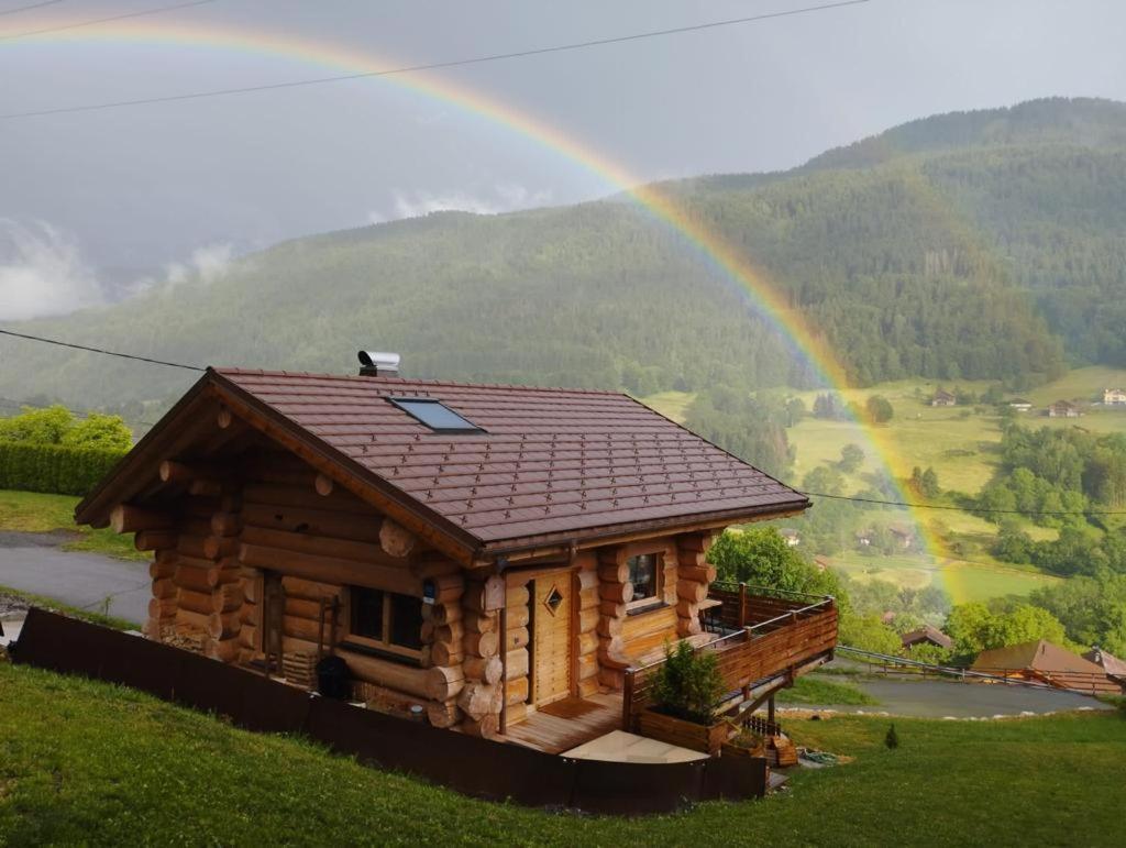 Chalet Anzac Chalet 5 Etoiles En Rondins Tout Neuf Unique Dans Les Aravis Les Villards-sur-Thônes Exterior foto