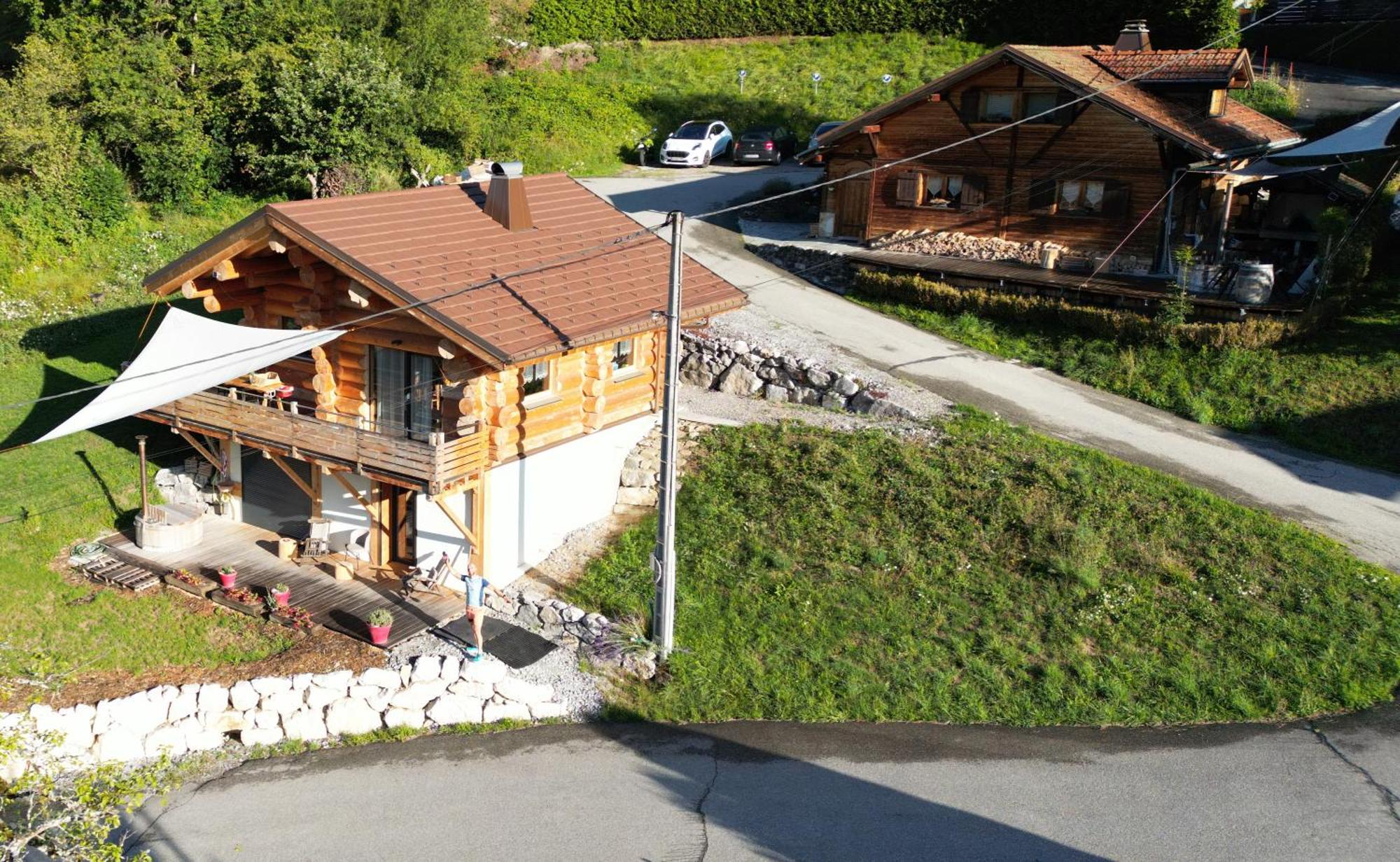 Chalet Anzac Chalet 5 Etoiles En Rondins Tout Neuf Unique Dans Les Aravis Les Villards-sur-Thônes Exterior foto